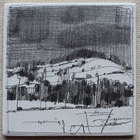 Drawing South Hills, January 14 by Harry Stooshinoff