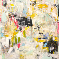 Acrylic painting Get Outta Town by Sarah Trundle