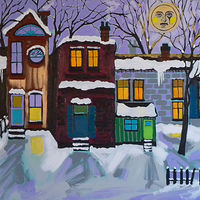 Painting Bad Moon On The Rise by Gordon Sellen