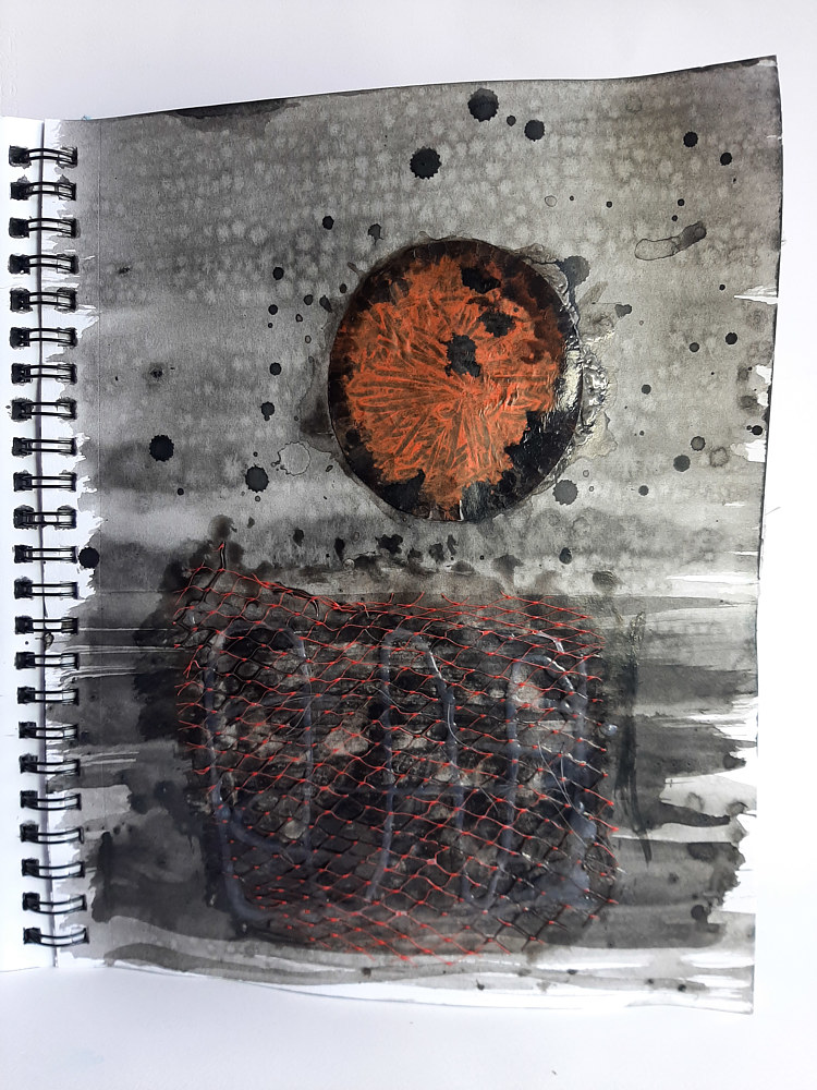 Painting Page 5 (Sun)  by Sebastian Evans