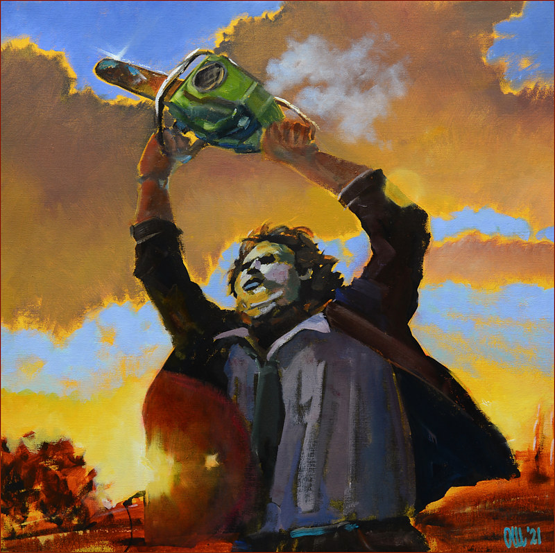 Leatherface Angelo Mariano Horror Art