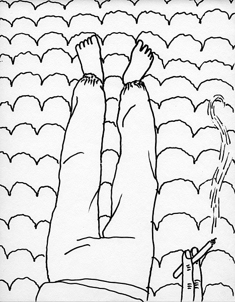 Smoking in Bed by Patricia Autenrieth