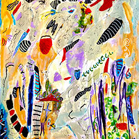 Acrylic painting Untitled by Deborah J Gorman