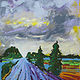 Painting Grey Road 19 by Gordon Sellen