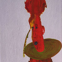 Oil painting Énigmatique by Gaetane Cummings