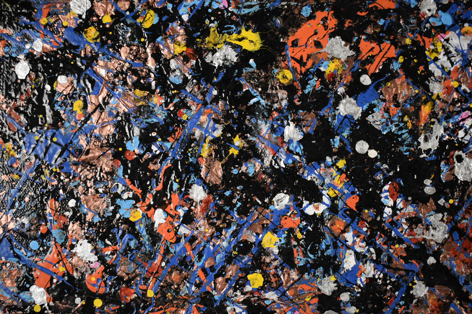 Painting 9. Dust &amp; Stars Close #10 by Sebastian Evans