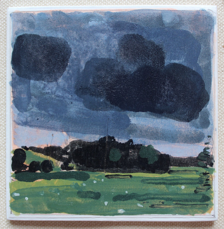 Drawing Storm Coming by Harry Stooshinoff
