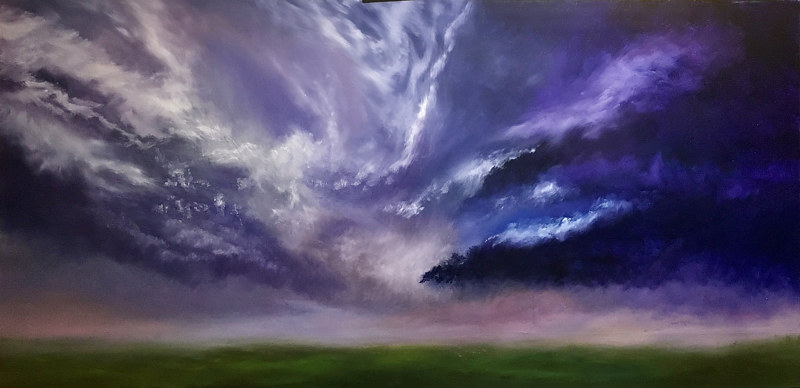 Oil painting Connection by Frank Kusch