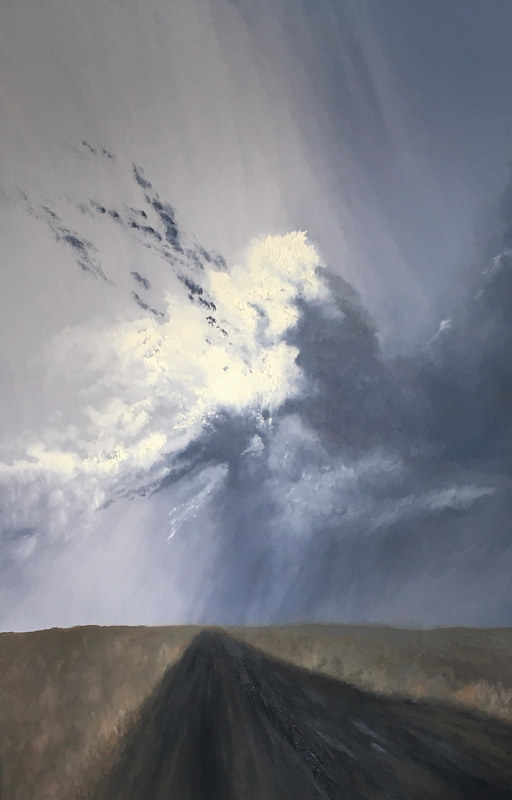 Oil painting The Path by Frank Kusch