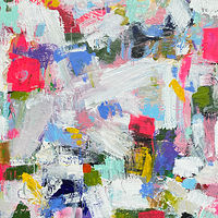 Mixed-media artwork Everything But... by Sarah Trundle