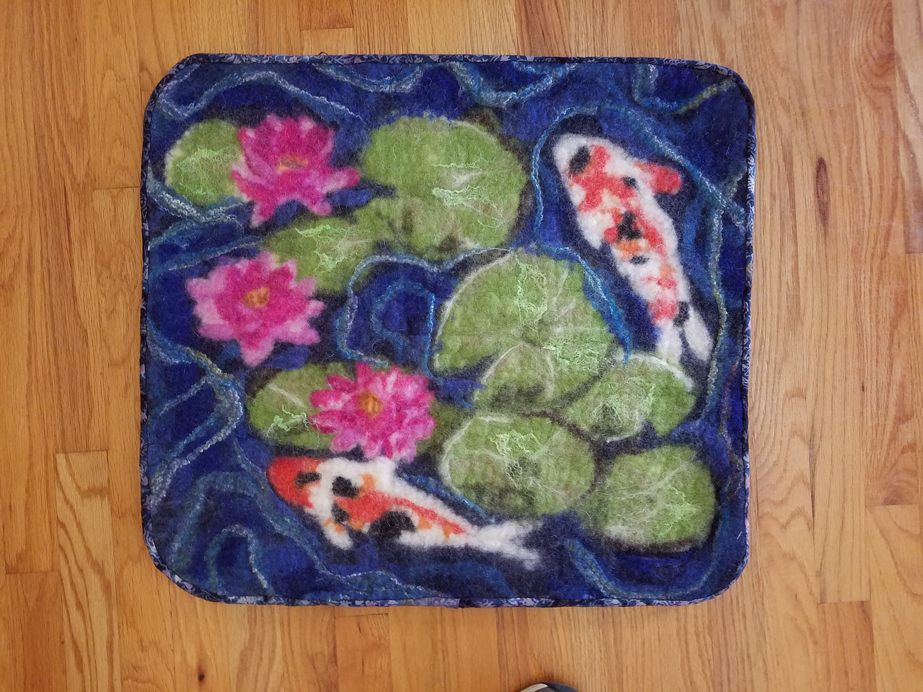 Koi rug by Valerie Johnson