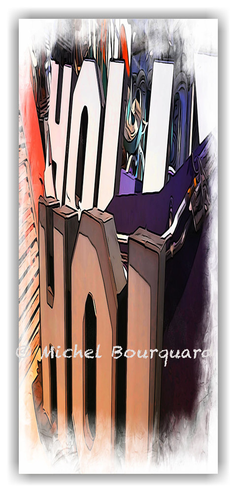 015- Spoting Hollywood 105x24 by Michel Bourquard