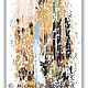029-Francois 11x24-blue and orage by Michel Bourquard