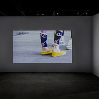 Installation view of The treaty is in the body at Oakville Galleries, 2021 by Tanya  Lukin-linklater