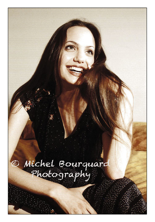  Angelina Jolie poster by Michel Bourquard