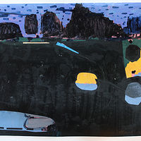 Acrylic painting Night Flash  by Harry Stooshinoff