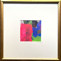 Acrylic painting Pink Rectangle by Sarah Trundle