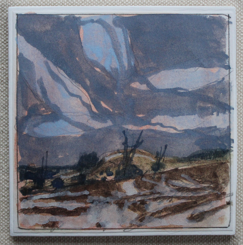 Drawing Secret Field, January 3 by Harry Stooshinoff