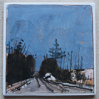 Drawing To North Field by Harry Stooshinoff
