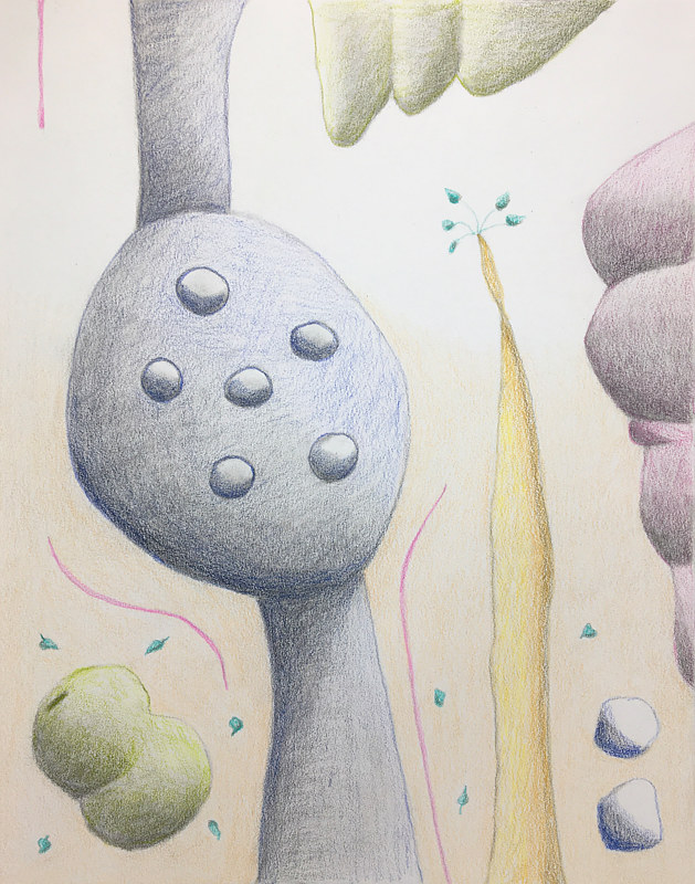 Drawing Untitled by Elaine Lauzon