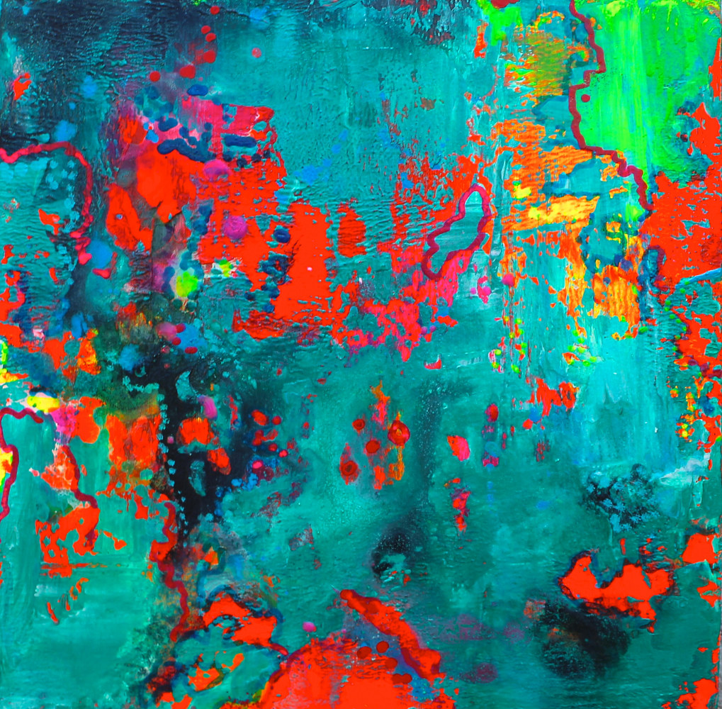 Painting The map of the world 1 by Laura Springe