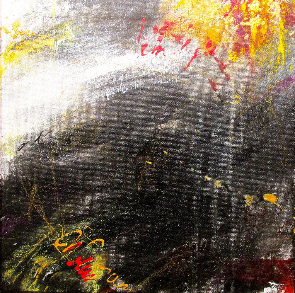 Acrylic painting Enigma 3 by Laura Springe