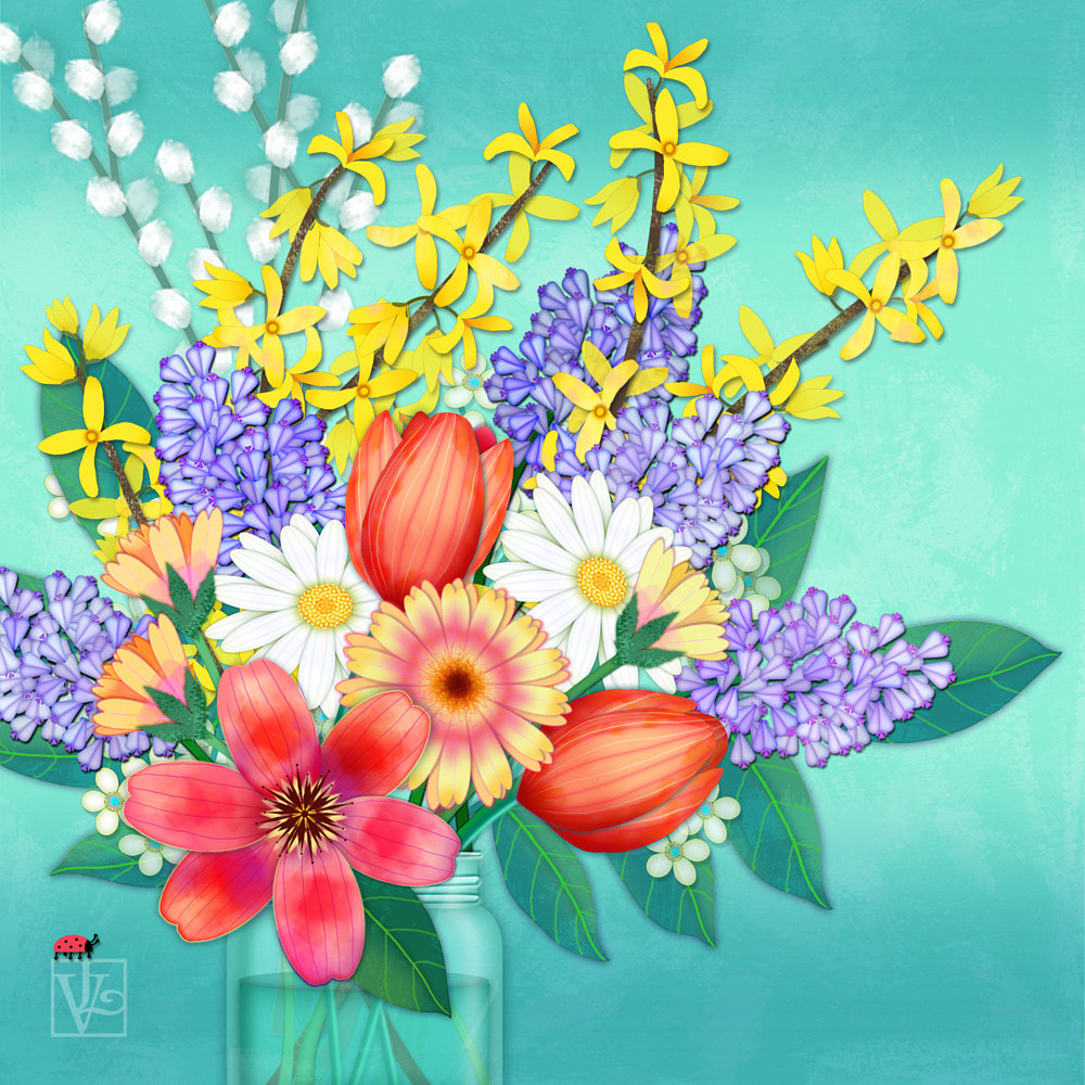 Spring is in the Air by Valerie Lesiak