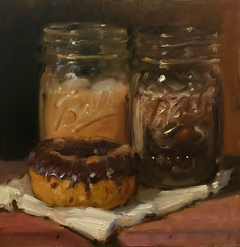 “Donut &amp;amp; Iced Coffees”  by Noah Verrier