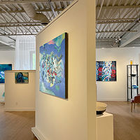 River Variations duo exhibition with Vanessa McKernan at Wallspace Gallery, Ottawa 2021 by Julie Gladstone