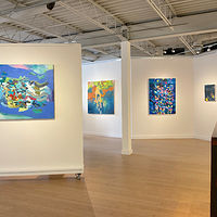 River Variations duo exhibition with Vanessa McKernan at Wallspace Gallery, Ottawa 2021 by Julie Gladstone