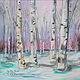 Winter Birches by Cary Wyninger