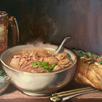 Print &quot;Pho, Banh Mi, and Boba Tea&quot; Canvas Print by Noah Verrier