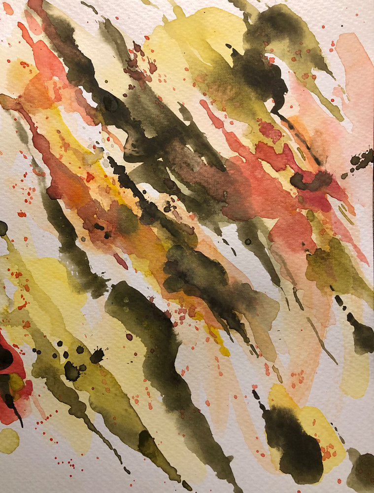 Painting Verbal Basalt by Linnie Aikens Lindsay