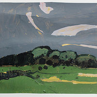 Acrylic painting Black Hills by Harry Stooshinoff