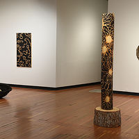 Installation view - The Language of trees by Troy Nickle