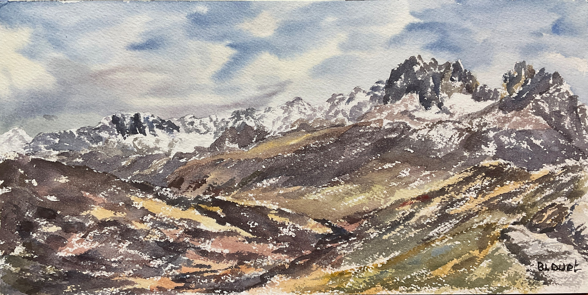 Watercolor Croix de Fer by Sophie Dassonville