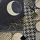 Watercolor Moon Out the Window by Sarah Peschell