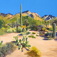 Acrylic painting Sabino #2 by Madeline Shea