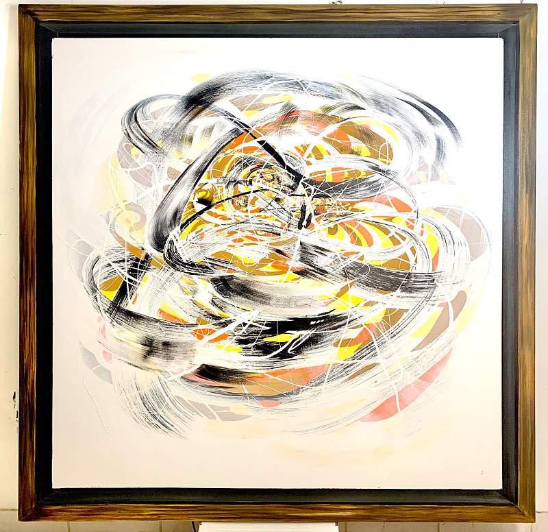 Acrylic painting Sol Sun  by Adrian Molina