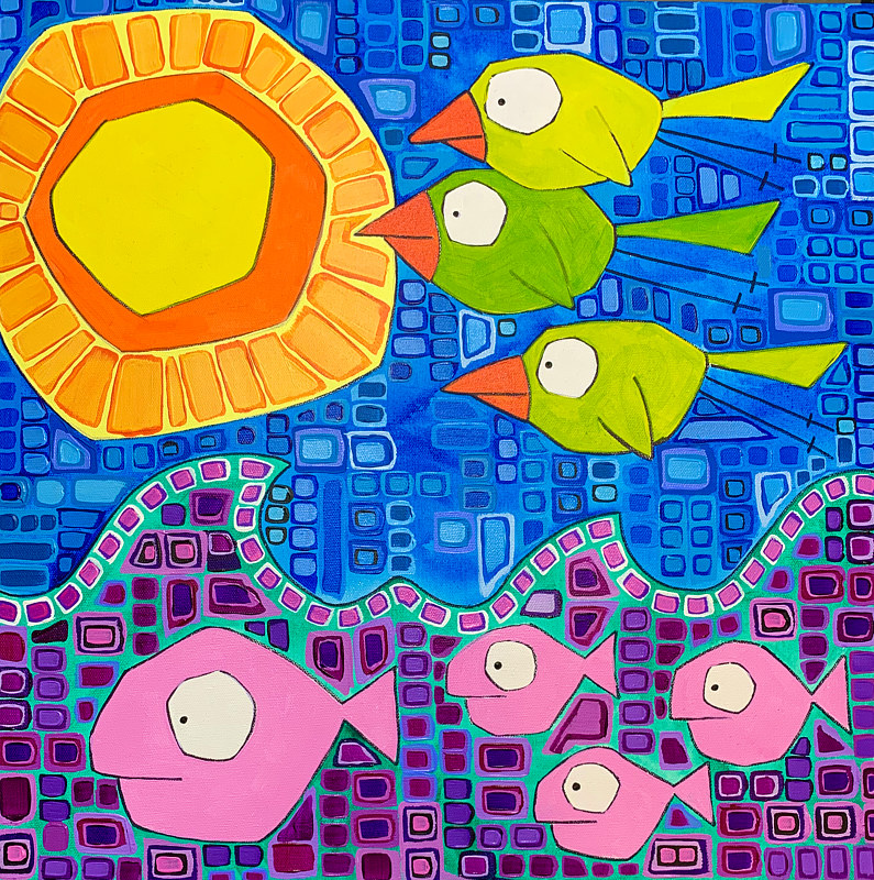 Fish gotta swim Donna Howard Artist and Official Boss of Myself