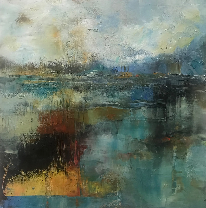 Oil painting Before the Rain by Eloise Shelton-mayo