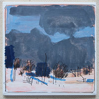 Painting Snow Pasture by Harry Stooshinoff