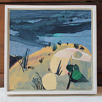 Acrylic painting On Crocus Hill by Harry Stooshinoff