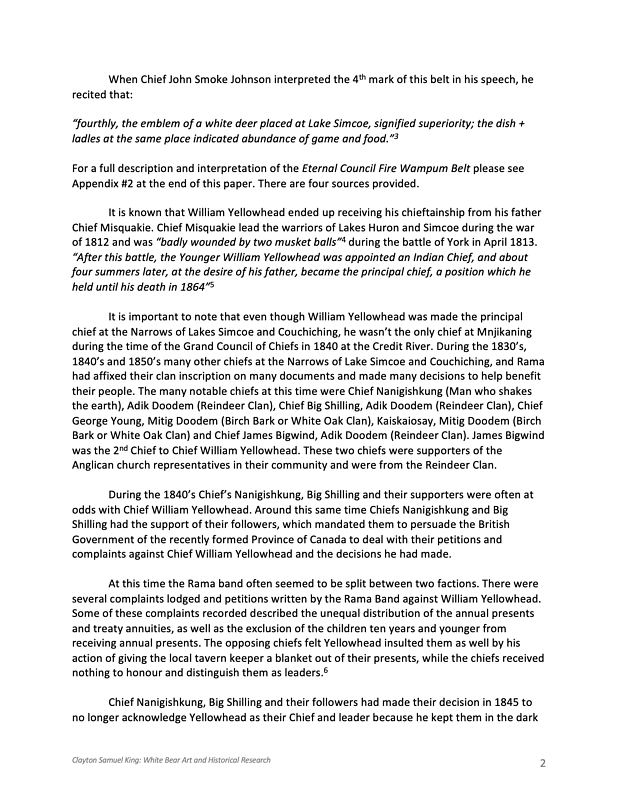 Whereabouts Unknown: The Eternal Council Fire Wampum Belt - Page 2 by Clayton King