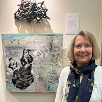 Painting Catherine Mansell, artist by Catherine Mansell