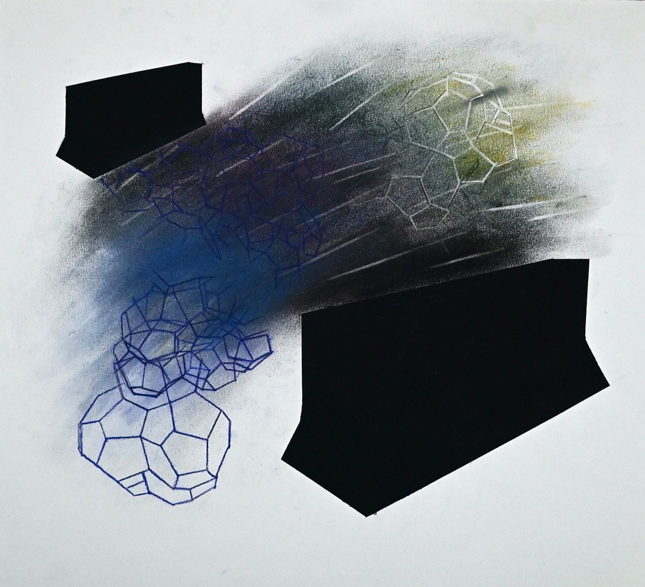 Acrylic painting Untitled 2023 by Monique Fouquet