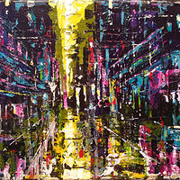 Acrylic painting Summer Solstice by David Tycho