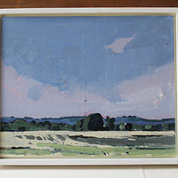 Acrylic painting Homestead Field by Harry Stooshinoff