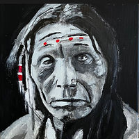 Acrylic painting Fortitude by Steve Latimer