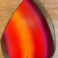 Drawing and Inked wood, 1/4&quot; plywood by Cathie Crawford